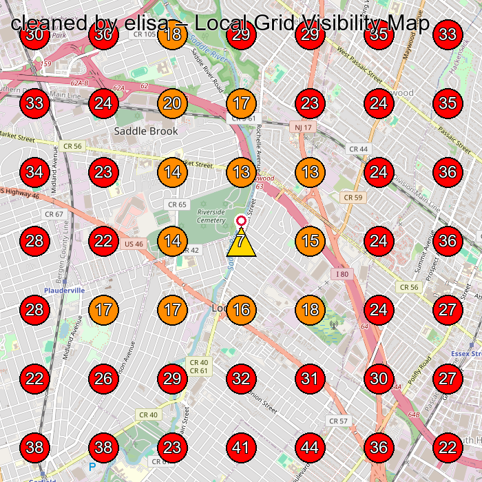 cleaned by elisa GeoGrid visibility map for House Cleaning Service in Lodi